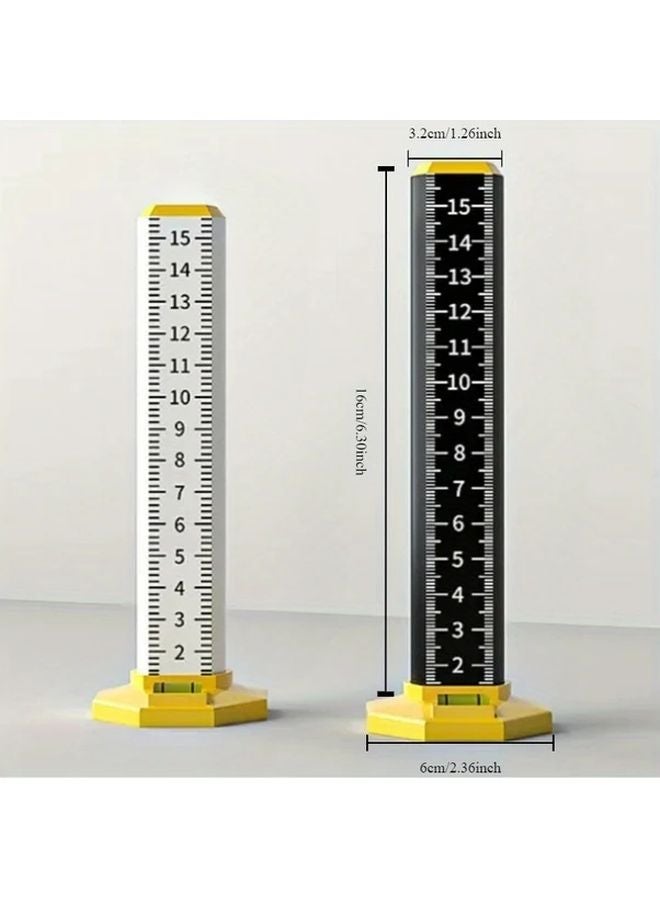 مسطرة ليزر الفقاعة المغناطيسية متعددة الأغراض الموديل العادي 2 جوانب أداة تسوية السقف - Image 5